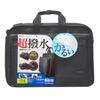 SANWA SUPPLY Ultra Water-Repellent & Waterproof Lightweight PC Bag with Watertight Zipper, Compatible with 15.6-inch Widescreen PCs, BAG-LW9BK