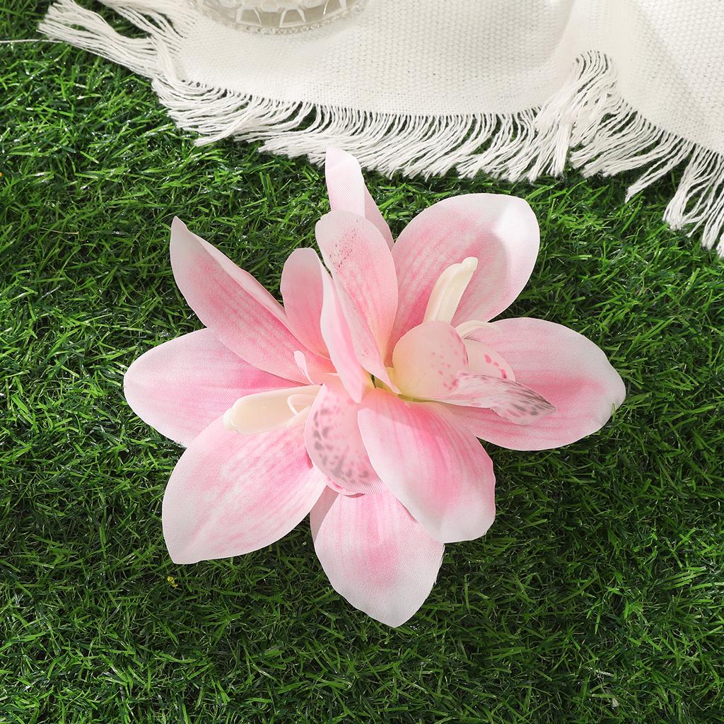 AWAYTR Elegant Large Flower Duckbill Hairpin Floral Hair Clip Valentine Headwear Hair Accessories Festival Gift