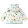 Balabala Boys' Dinosaur Faux Two-Piece Down Jacket
