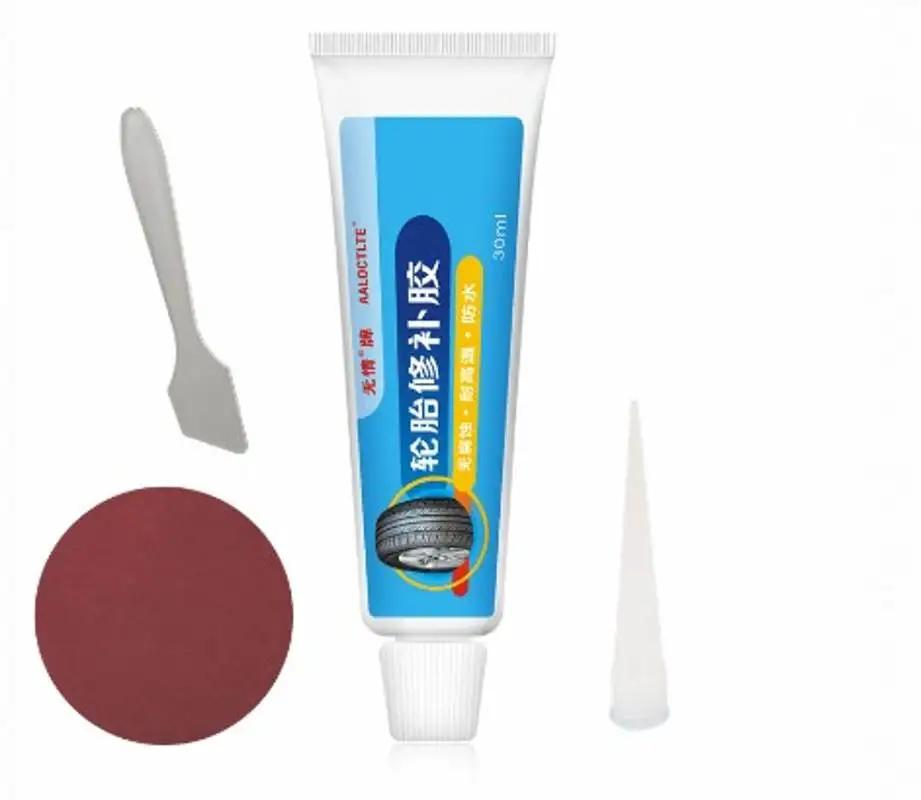 Black Tire Repair Glue Car Bike Motorcycle Tyre Repair Instant Liquid Strong Glues Wear-resistant Rubber Adhesive Glue Auto Tool