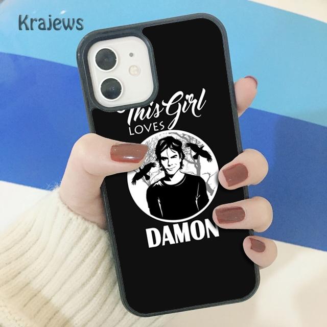 A little bit of Damon Vampire Diaries Phone Case Cover For iPhone 17 Air 16 15 14 plus 11 12 13 pro max coque Fundas