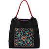 Custom Japanese Embroidery Eco-Friendly Women's Crossbody Canvas Bag