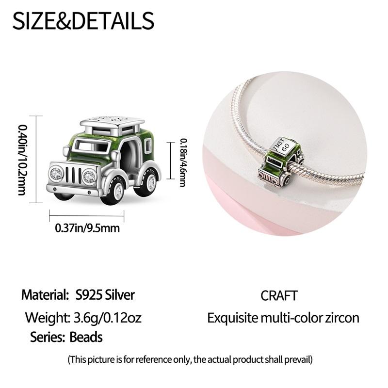 Copper Adventure Car Beads Spinning Wheels Bicycle Dangle Charm Fits Brand Bracelet Diy Jewelry Necklace Pendant