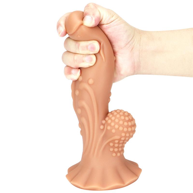 Anal Plug for Women with Soft and Special-shaped G-spot Stimulation Anal Expansion Anal Silicone Penis Simulation Dildo