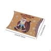 10Pcs Christmas Candy Boxes Gift Pillow Card Holder Lightweight Portable Small Gifts Bags