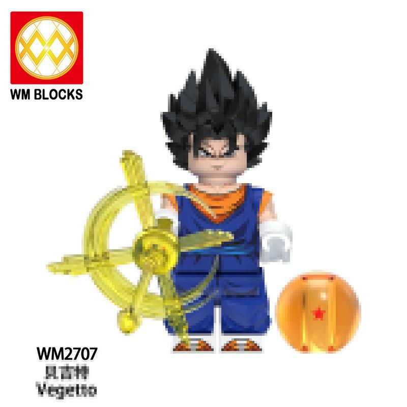 Anime Series Goku Frieza Majin Buu Figure Blocks Toy - WM6182