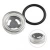 Sight Glass Rubber Gasket Silver 1pcs ABS Brake Master