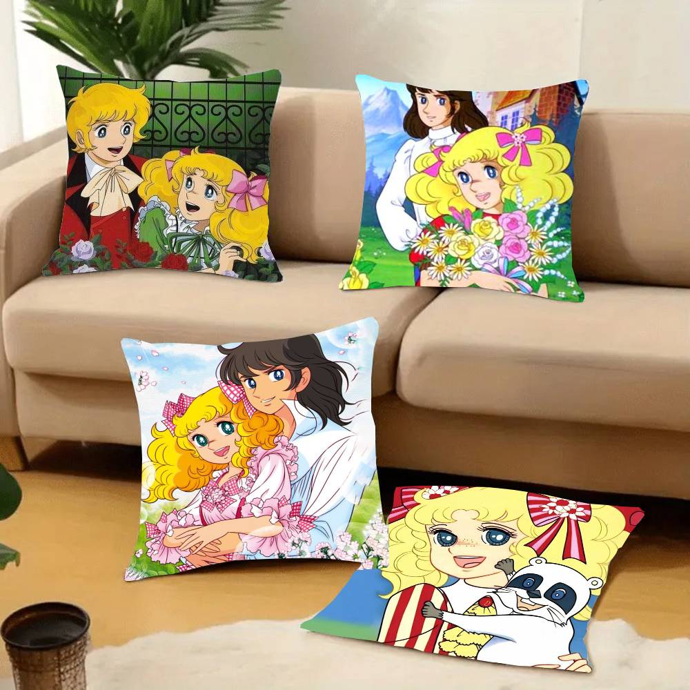 C-Candy Candy Anime Pillow Case Home Decor Throw For Sofa Bed Car Room Decor Gift Idea