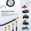 Engine Compression Meter with M10 M12 M14 M18 Adapter 0-300 PSI Pressure Gauge Automotive Cylinder Tester Kit