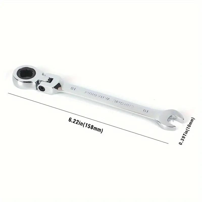 

Трещоточный ключ набор гаечных ключей ручной инструмент 72 зуба трещоточный гибкая головка зеркальная полировка трещоточный ключ 10мм