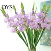 Reusable Fake Gladiolus Artificial Flower Realistic Silk Home Office No Watering Wedding Party Indoor Outdoor Faux Bloom Decoration Lifelike