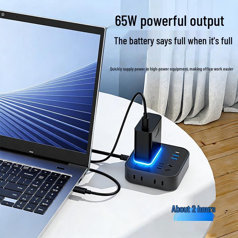 65W Universal Fast Charger for Huawei, Samsung, Xiaomi, VIVO, OPPO, Apple, Tablets, and Laptops
