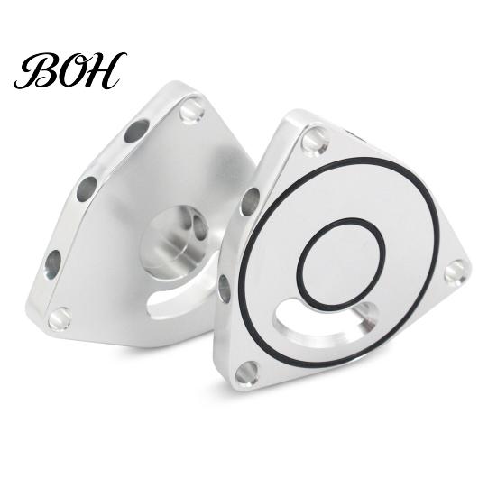 Embedded Rubber Gasket Turbocharger Turbo BOV Plate for Honda Civic 2015-2021 1.5T, Precise Fit Valve Aluminum Blow Off Replacement, Exhaust