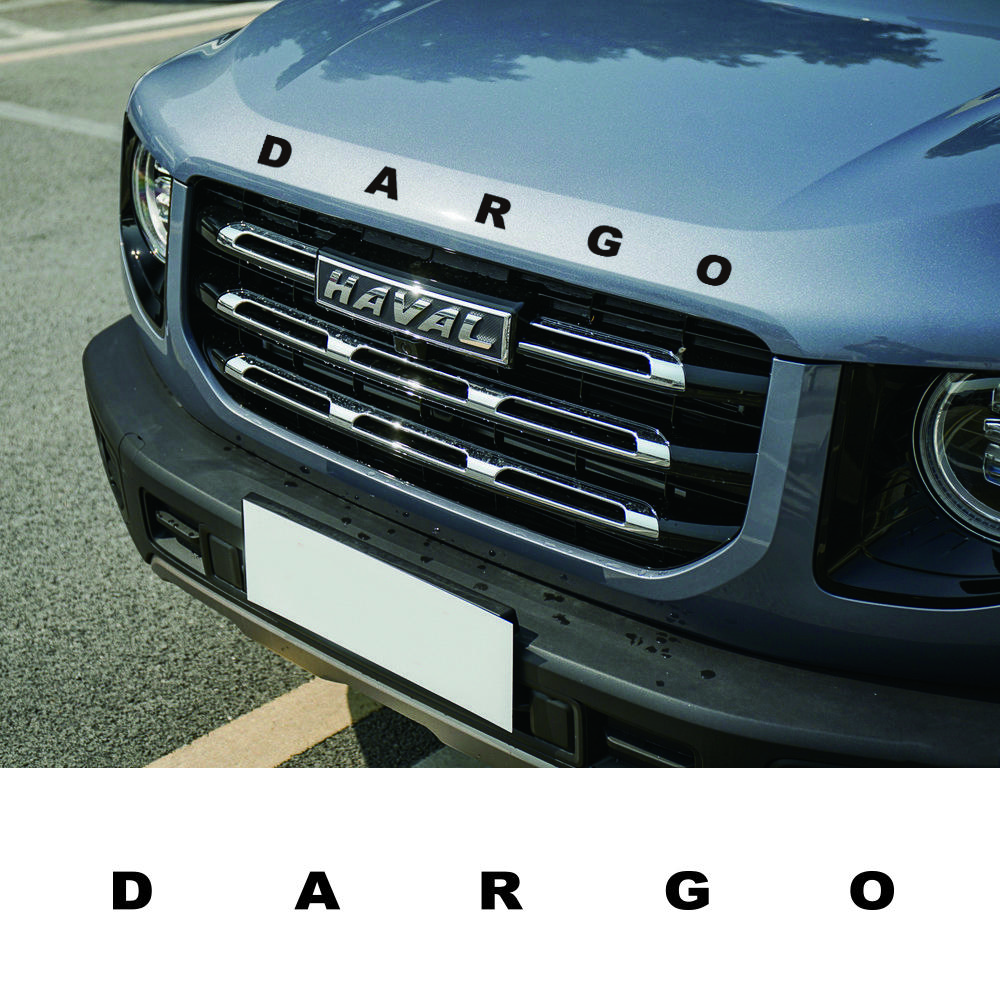 

Car Front Hood Cover Vinyl Film Auto Emblem Stickers Decals For HAVAL DARGO Racing Decoration Tuning Styling Accessory
