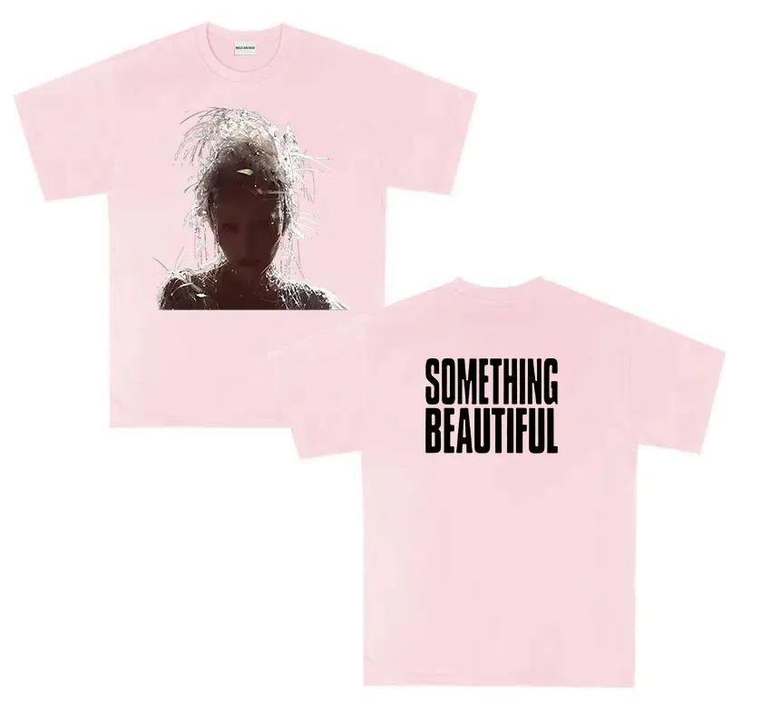 Miley Cyrus Something Beautiful 2026 Tour T-shirt Unisex Hoge Kwaliteit Esthetische Kleding Vintage 100% Katoen Dames en Heren T-shirt