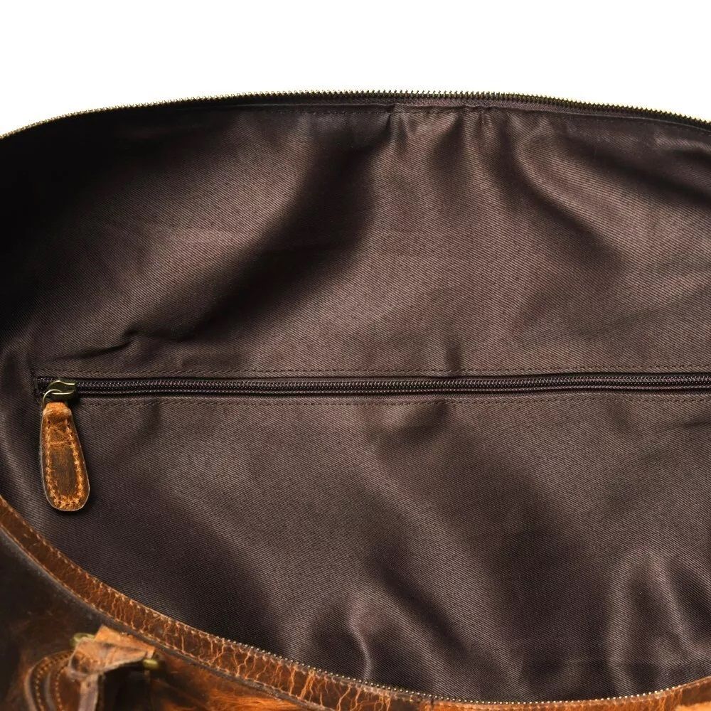 Cestovní taška z pravé kůže Víkendová taška Buffalo Leather Duffle Bag