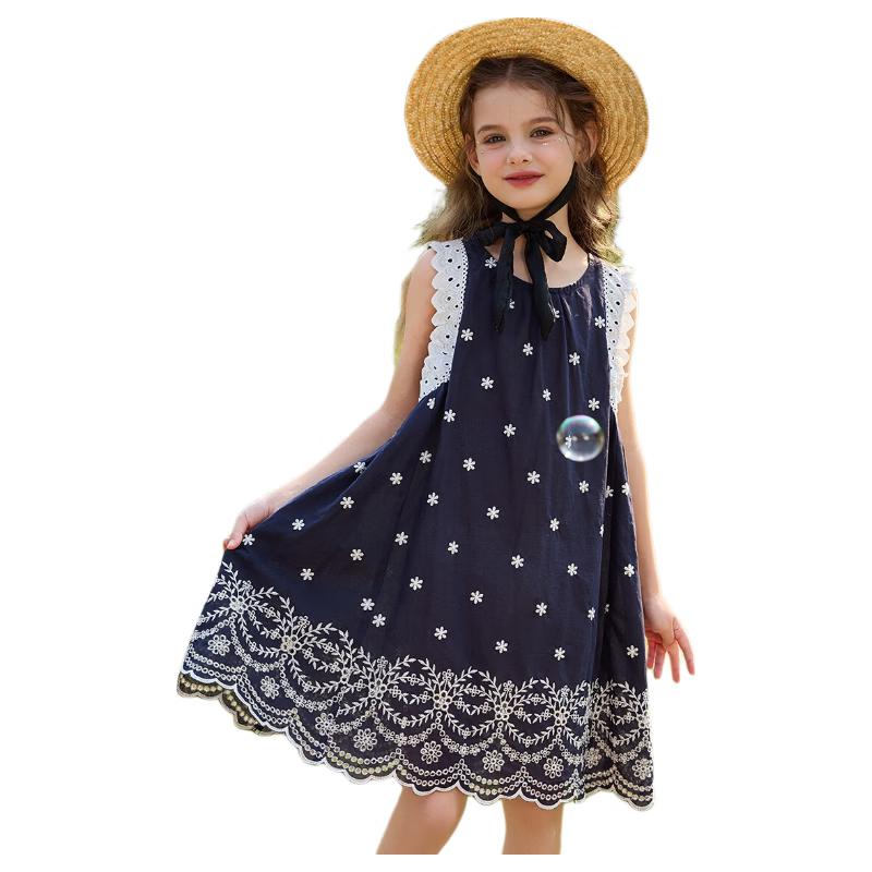 ASK JUNIOR Girls  Flutter Sleeve Princess Dress 130