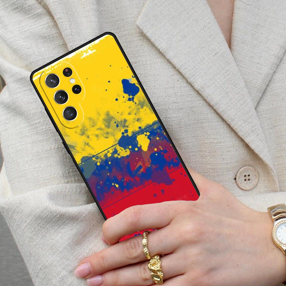 Colombia Flag SOFT Cell Phone Case for Samsung Galaxy S26 Ultra S25 S24 S23 S22 S21 S20 Note10 Cover