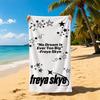 Singer F-Freya Skye Towel Towel Soft Pool Gift For Travel Gym Shower Cool Camping Quick Dry Sports  Large Beach Towel