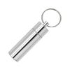 Keychain Capsule Box Portable Waterproof Elderly First Aid Pill Case Aluminum Alloy Health Care for Traveling Camping