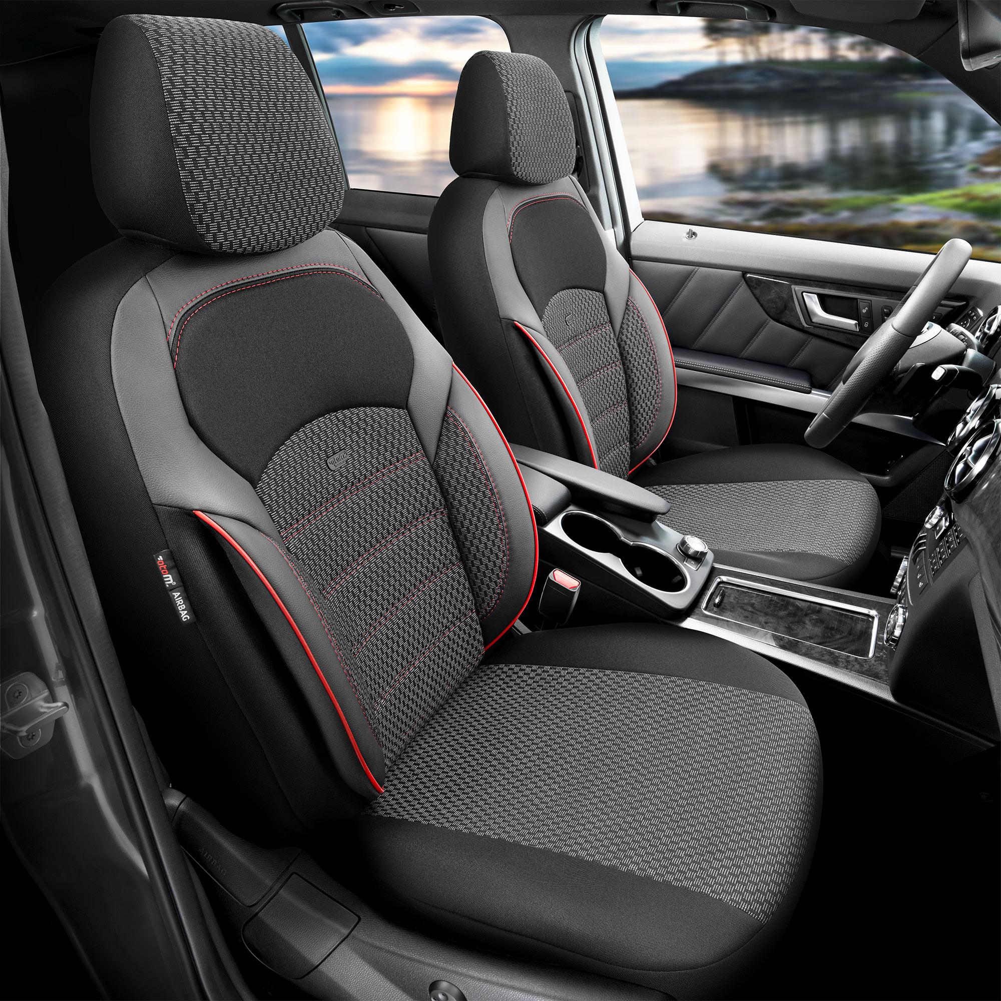 

Новый дизайн Nova Design из хлопчатобумажной ткани, полный комплект чехлов для автомобильных сидений