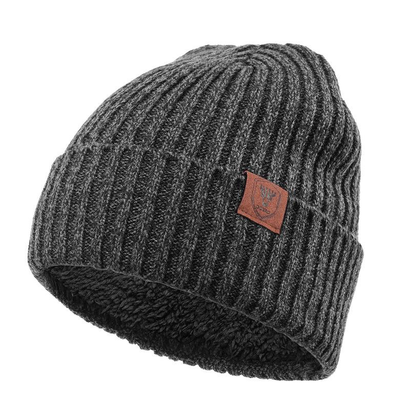 Knitted Hats for Men and Women Warm Ear Protection Winter Hats Plus Velvet Cold-proof Outdoor Cycling Hiking Mountain Climbing Couples Cold Hats