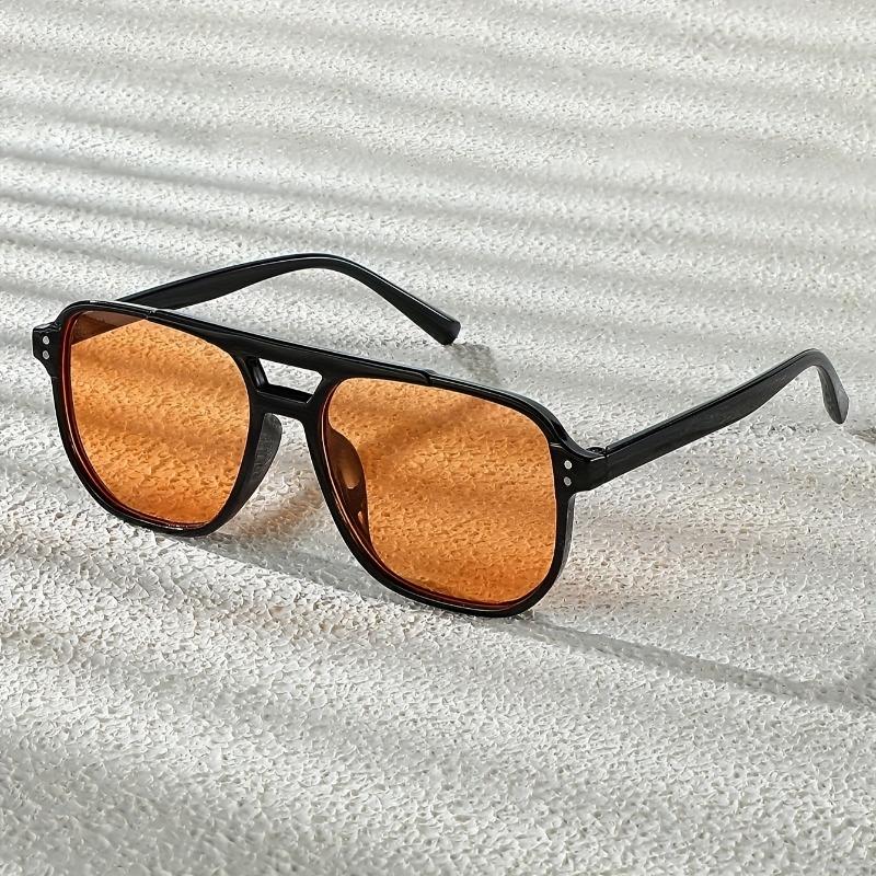 

Classic Brand Polarized Sunglasses for Men Women Vintage Oval Frame Goggle Driving Night Vision Eyewear UV400 оранжевый