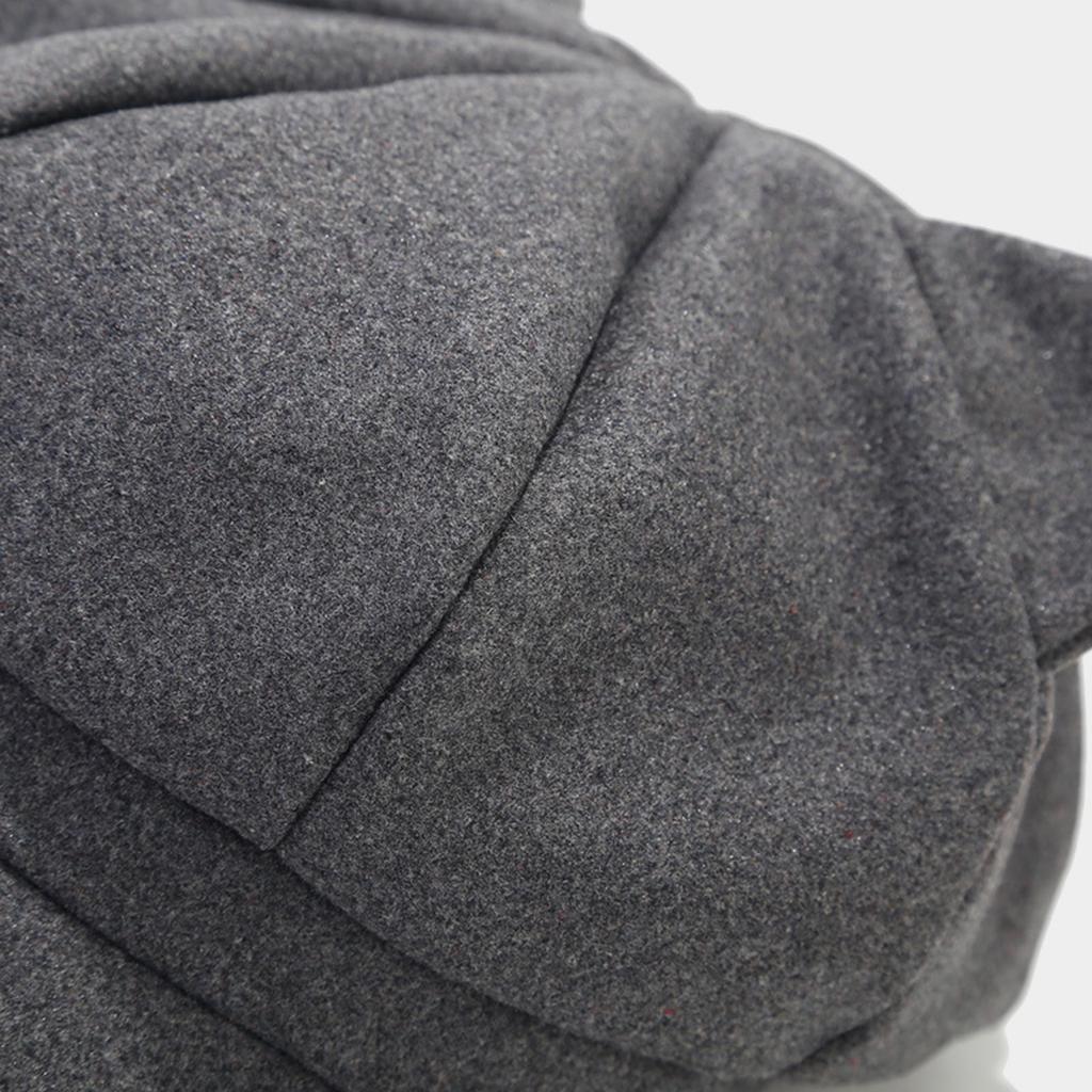Newsboy Baret voor Dames Ademende Wolle Cabbie Hoed Coole Jokers Meisje Kattenoor Achthoekige Pet Subcultuur Hoofddeksel