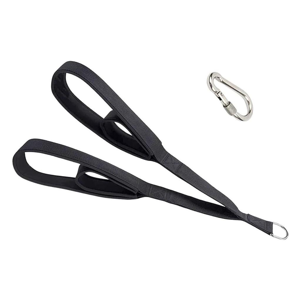 Tricep Rope Cable Attachment Long Pull Down Rope Anti-slip Tricep Rope with 2 Handle Loop for Gym/Home Use Enduring