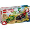 LEGO Marvel Spidey and the Amazing Friends Spin and Electro Car Chase Toy Block Educational45Marvel Goods Figure 11198