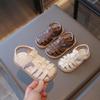 Girls Roman Shoes Baby Toes Cover Princess Boys Soft-soled Beach Shoes Kids New Summer Sandals