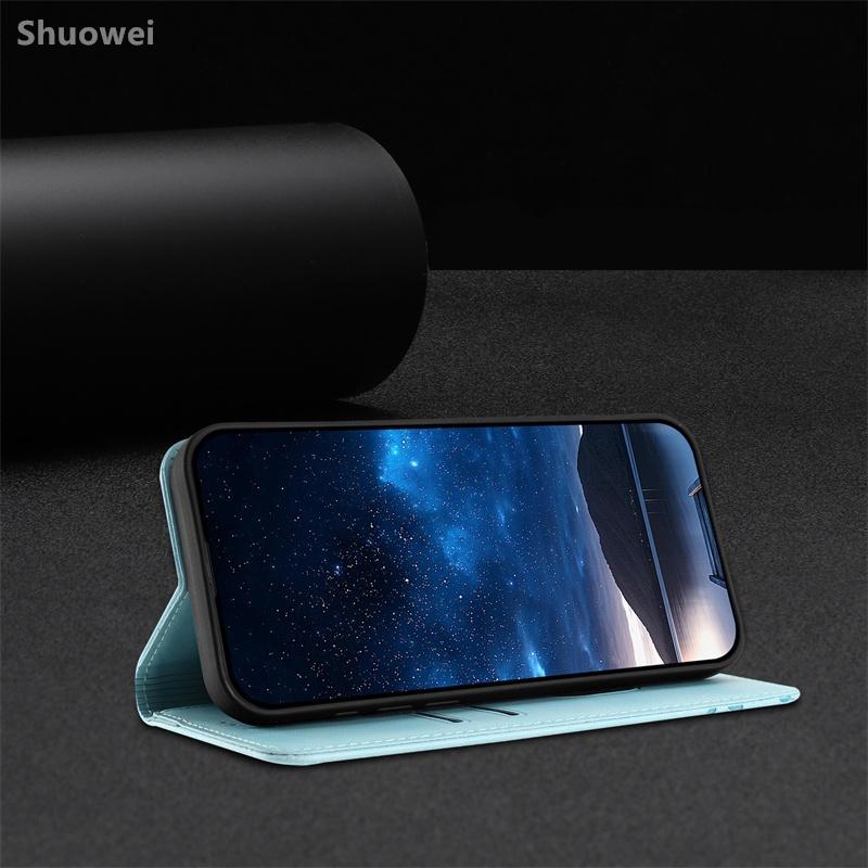 Étui Clapet pour Doogee N55 Note 58 59 Portefeuille en Cuir Coque