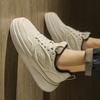 Men's fashion Joker borad Shoes Four Seasons new Soft-sole Non-slip Comfort Light Casual Shoes Thick-sole youth Sports Flat Shoe