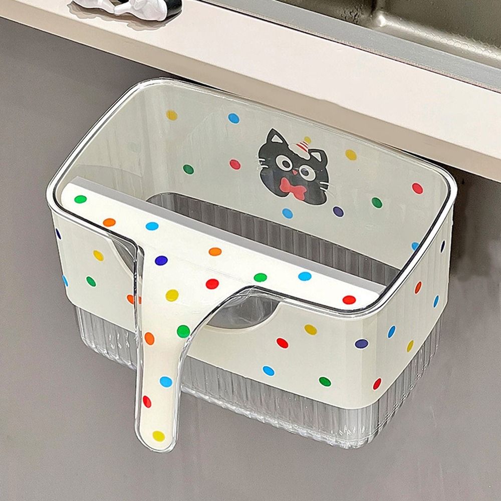 Space Saving Cabinet Door Compost Bin Plastic Food Waste Bin Kitchen Wastebasket  Bathroom