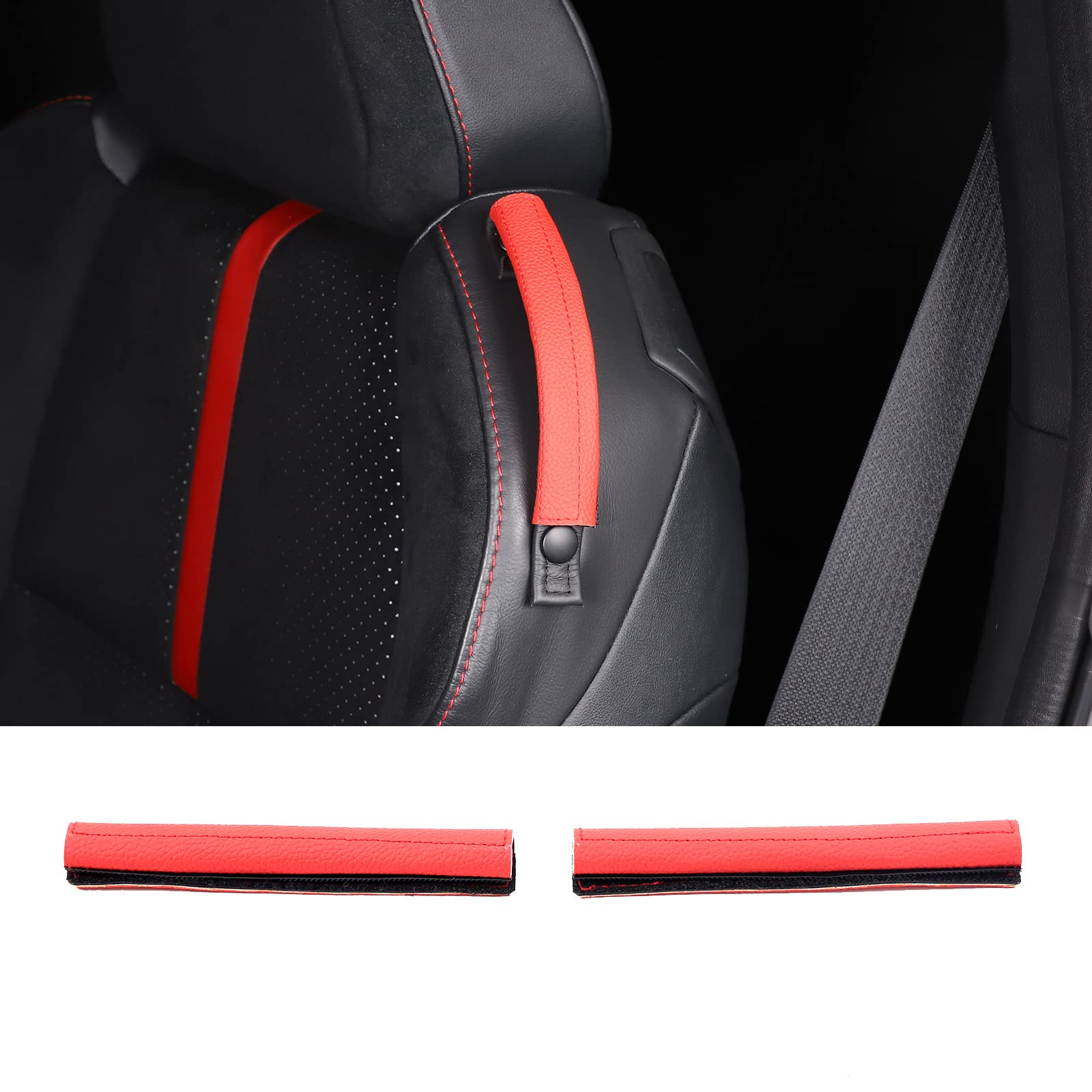 

DIYUCAR совместим с Toyota GR86 ZN8/Subaru BRZ ZD8 2022 2023 чехол для ремня безопасности автомобиля ремень безопасности фиксированный защитный чехол кожаный ремень безопасности автомобиля накладка C