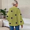 Women Shirt Lapel Half Open Collar Puff Long Sleeve Shirt Tops A-Line Tunic Soft Chiffon Casual Blouse Daily Wear