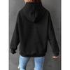 Color Block Waffle Drawstring Hoodie, Casual Long Sleeve Pocket Sweatshirt, Women's Clothing
