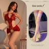 Temptation Lace Bodysuit: Open Crotch Small-Bust Lingerie for Passionate Homewear
