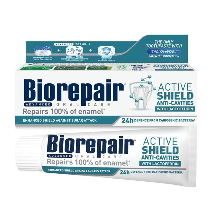 Toothpaste - Biorepair - Active Shield 75ml - Enamel Protection - Anti-cavities