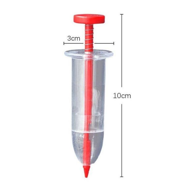 Manual Syringe Type Seed Sower Home Use Small Seeding Tool for Vegetables Flowers Garden Nursery Tray Planting