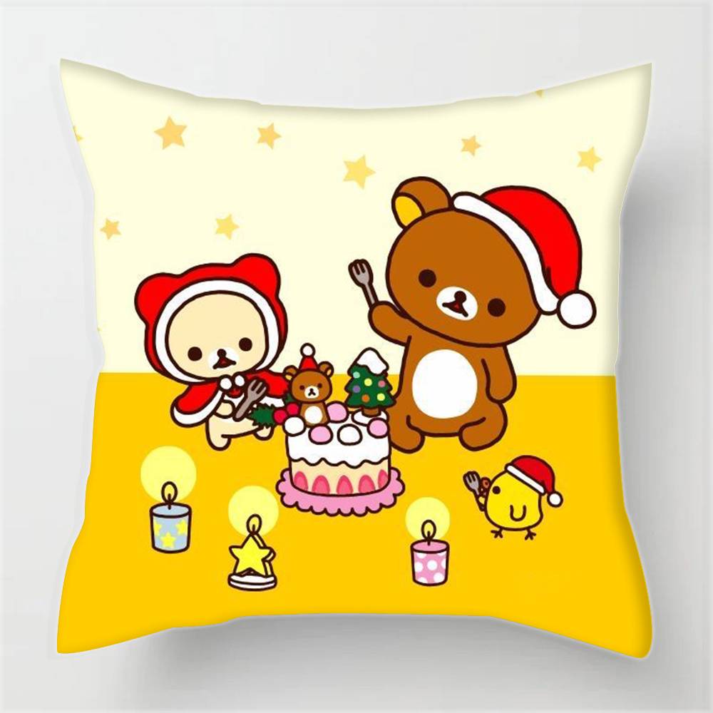 Cartoon R-ilakkumas Cute Pillowcases cushion covers living room sofas home decor gifts