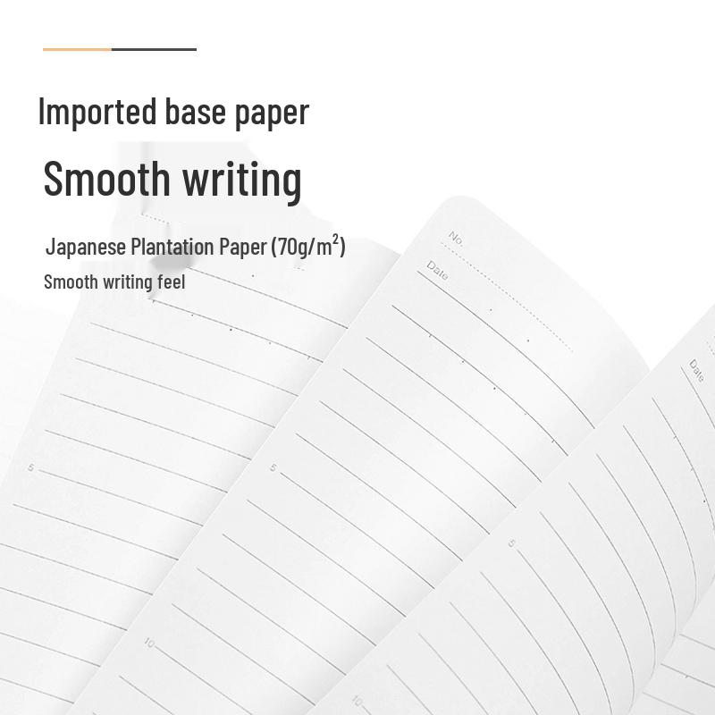 KOKUYO One Meter Pure Retro Minimalist Soft-bound Ruled Notebook