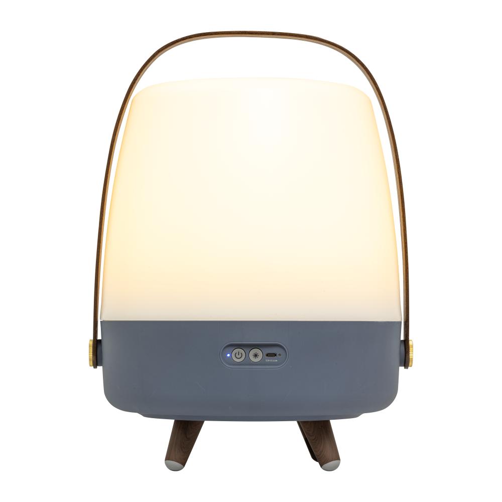 Kooduu - Lampa LED Lite-up Play 2.0 z wbudowanym głośnikiem Bluetooth (sound by JBL), Błękit oceanu, Kooduu