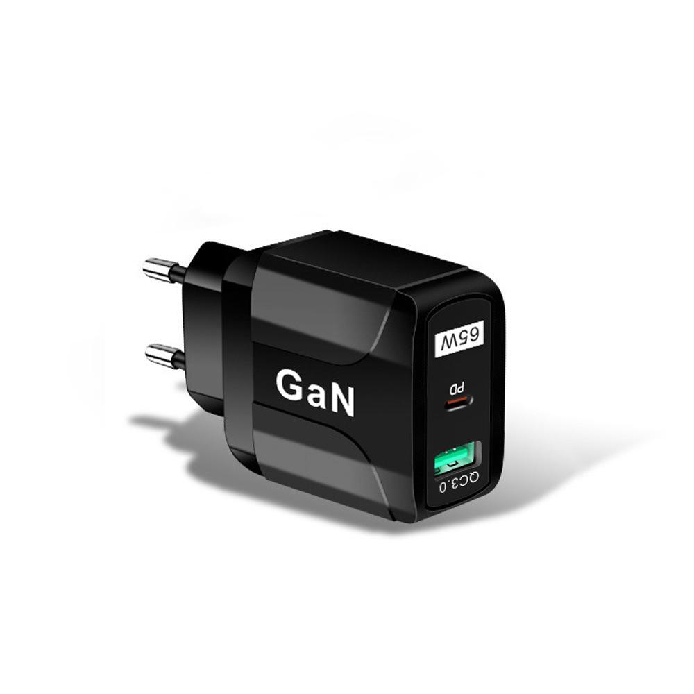 Chargeur Rapide Multi-Ports GaN 65W PD33W QC3.0, Norme Européenne 9V/12V