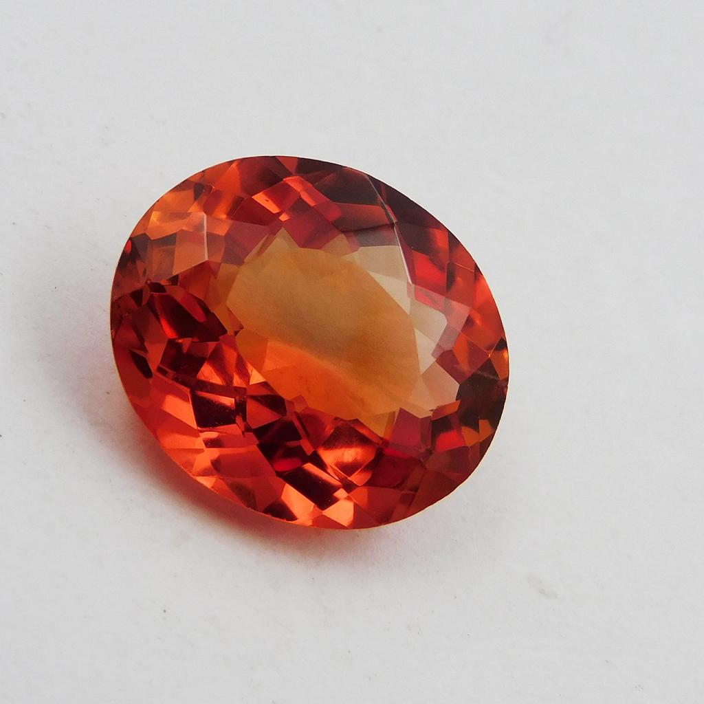 Natural Orange Sapphire 8.90 Ct CERTIFIED Oval Premium Quality Loose Gemstones