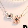 1PC 100 Languages Personalized Anniversary Custom Photo Projection Necklace Wedding Multiple Options Available