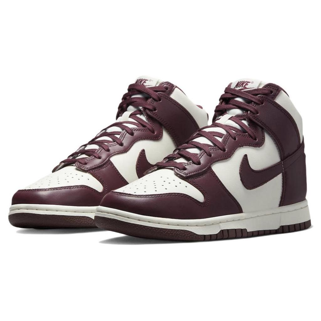 Nike  Dunk High Burgundy Crush Women Sneakers Red Sail DD1869-601