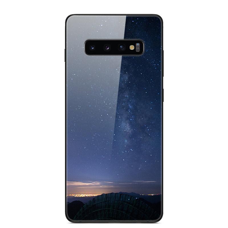 For Samsung S10 Plus Case Tempered Glass Hard Phone Back Cover Coque For Samsung Galaxy S10E S 10 5G S10plus Bumper Cases Capa