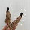 Hairpin Vertical Clip Korean Style Bowknot Hair Clip Cute Cloth Banana Clip  Women