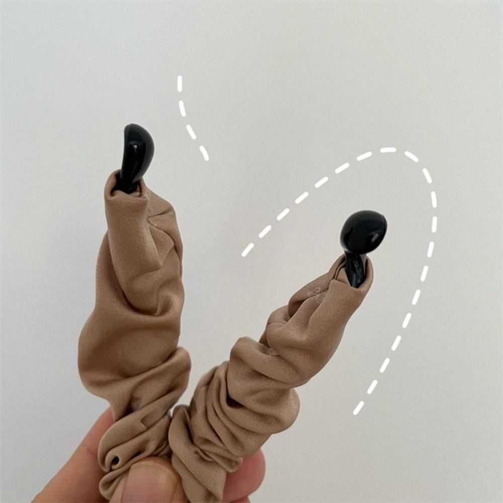 Hairpin Vertical Clip Korean Style Bowknot Hair Clip Cute Cloth Banana Clip  Women